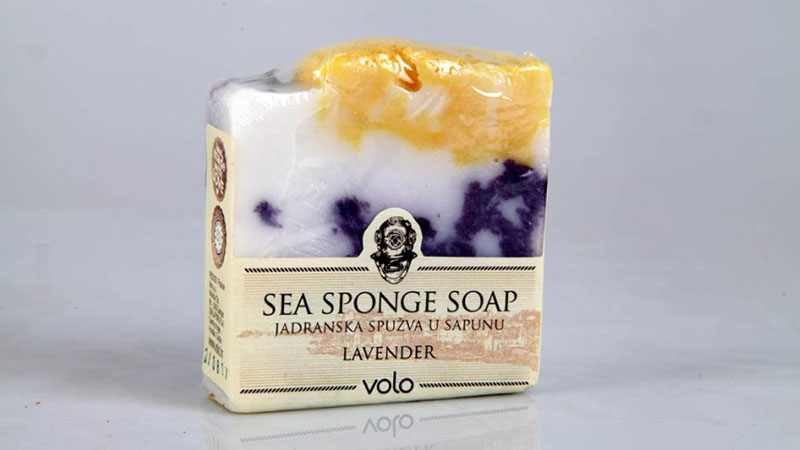 sea sponge soaps with lavender